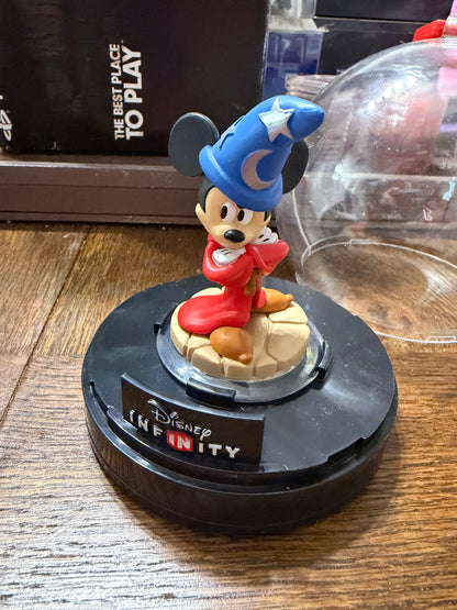 Disney Infinity D23 Edition Sorcerer Mickey with Bag & Display Case